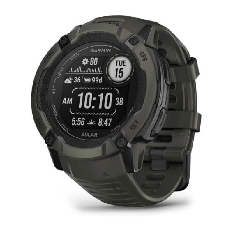 Garmin Instinct 2X Solar Moss Супер предложение, Новый, Магазин, Гарантия - изображение 1
