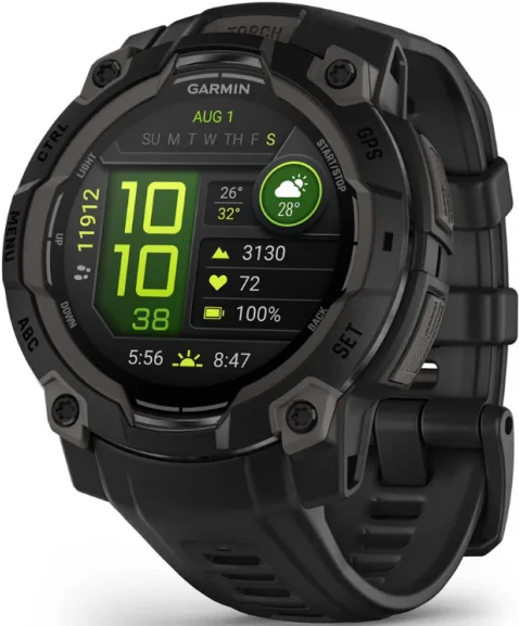 Garmin Instinct 3 45mm AMOLED Black Лидер продаж, Новый, Магазин, Гарантия - изображение 1
