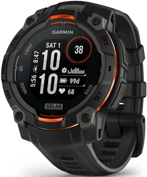 Garmin Instinct 3 45mm Solar Black Топ выбор, Новый, Магазин, Гарантия - изображение 1