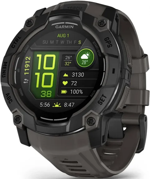 Garmin Instinct 3 50mm AMOLED Black Топ выбор, Новый, Магазин, Гарантия - изображение 1