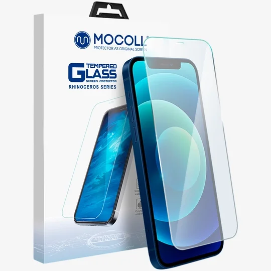 Стекло iPhone 13 Mini MOCOLL 2.5D (Серия "STORM") Black - изображение 1