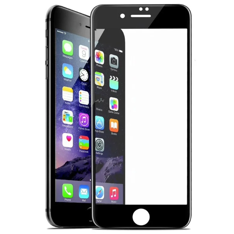 Защитное стекло 3D для iPhone 6 Plus/6S Plus Черное - изображение 1
