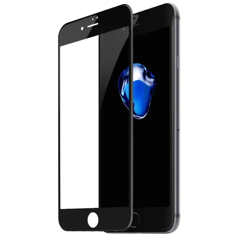 Защитное стекло 3D для iPhone 7/8 Черное - изображение 1