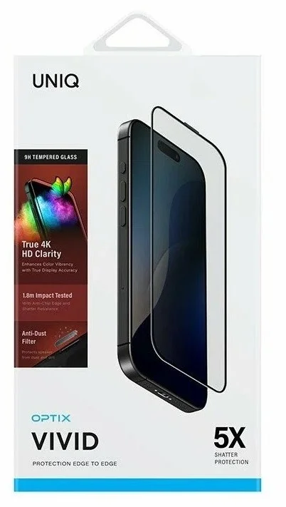 Стекло Samsung Galaxy S24 Uniq Optix Vivid Black - изображение 1