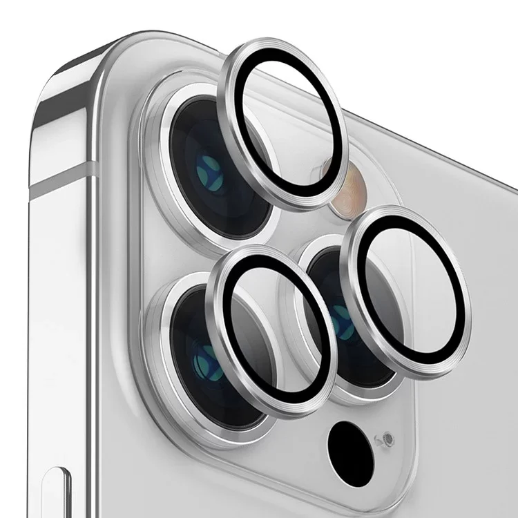 Стекло на камеру iPhone 14 Pro/14 Pro MAX Silver - изображение 1