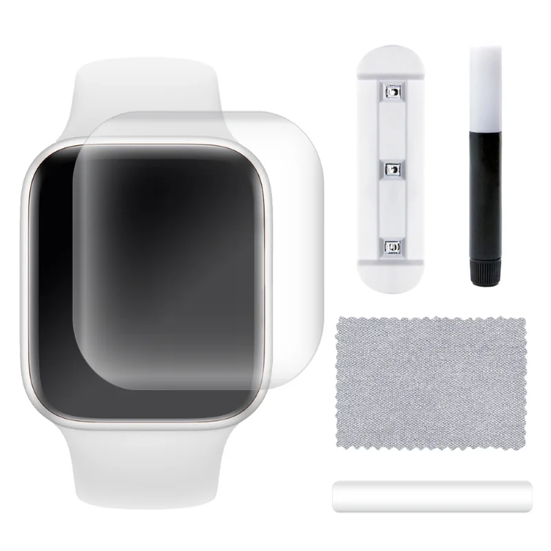 Защитное стекло Apple Watch 38mm c Ультрафиолетовой просушкой - изображение 1
