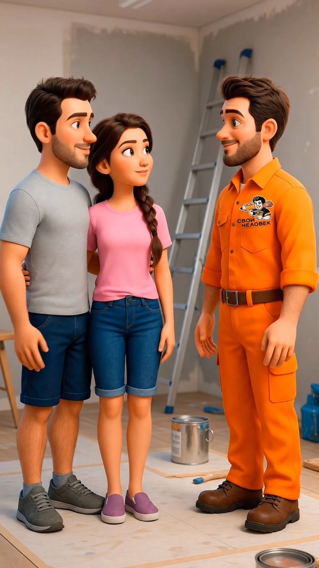 ИИ мультик с портретным сходством в стиле Pixar - миниатюра 7