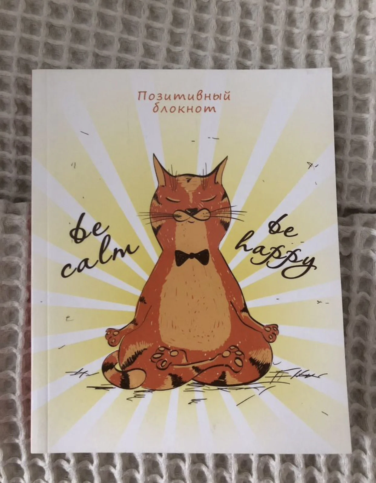 Блокнот «Медитирующий котик» - изображение 1