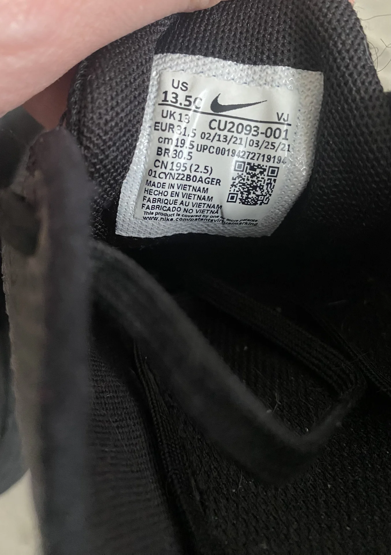 Кроссовки Nike CU2093-001 оригинал - миниатюра 5