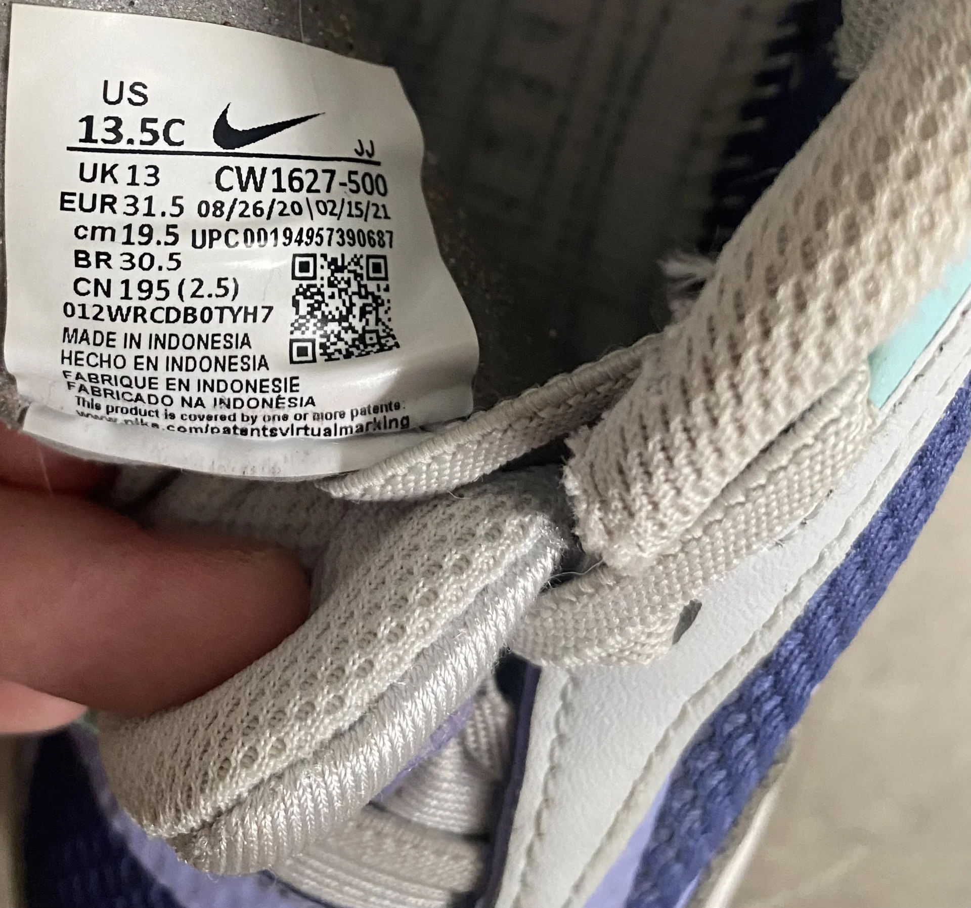 Кроссовки Nike CW 1627-500 - миниатюра 6