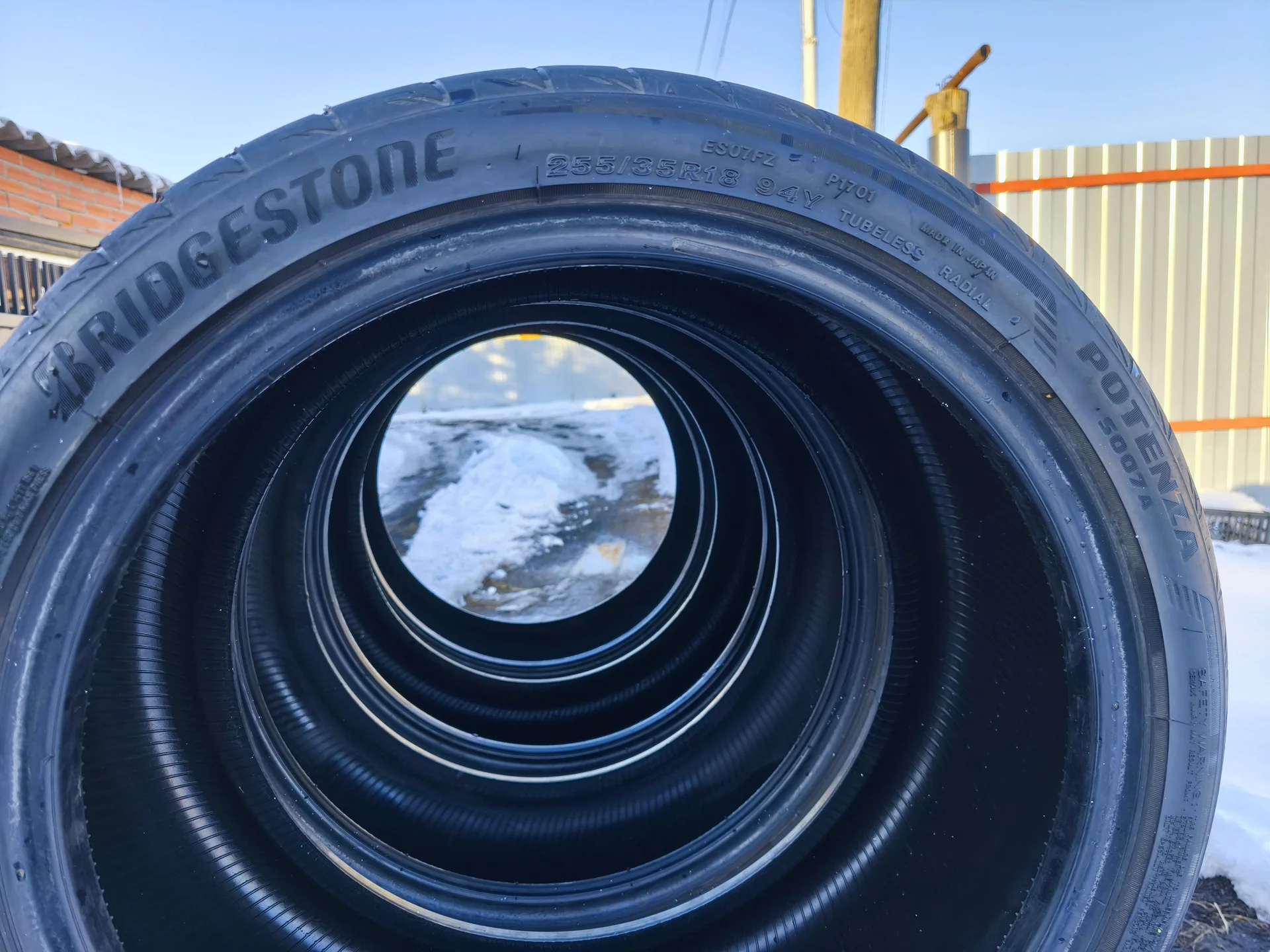 Bridgestone Potenza S007A 225 40 18 225/40R18 и 25 - миниатюра 4