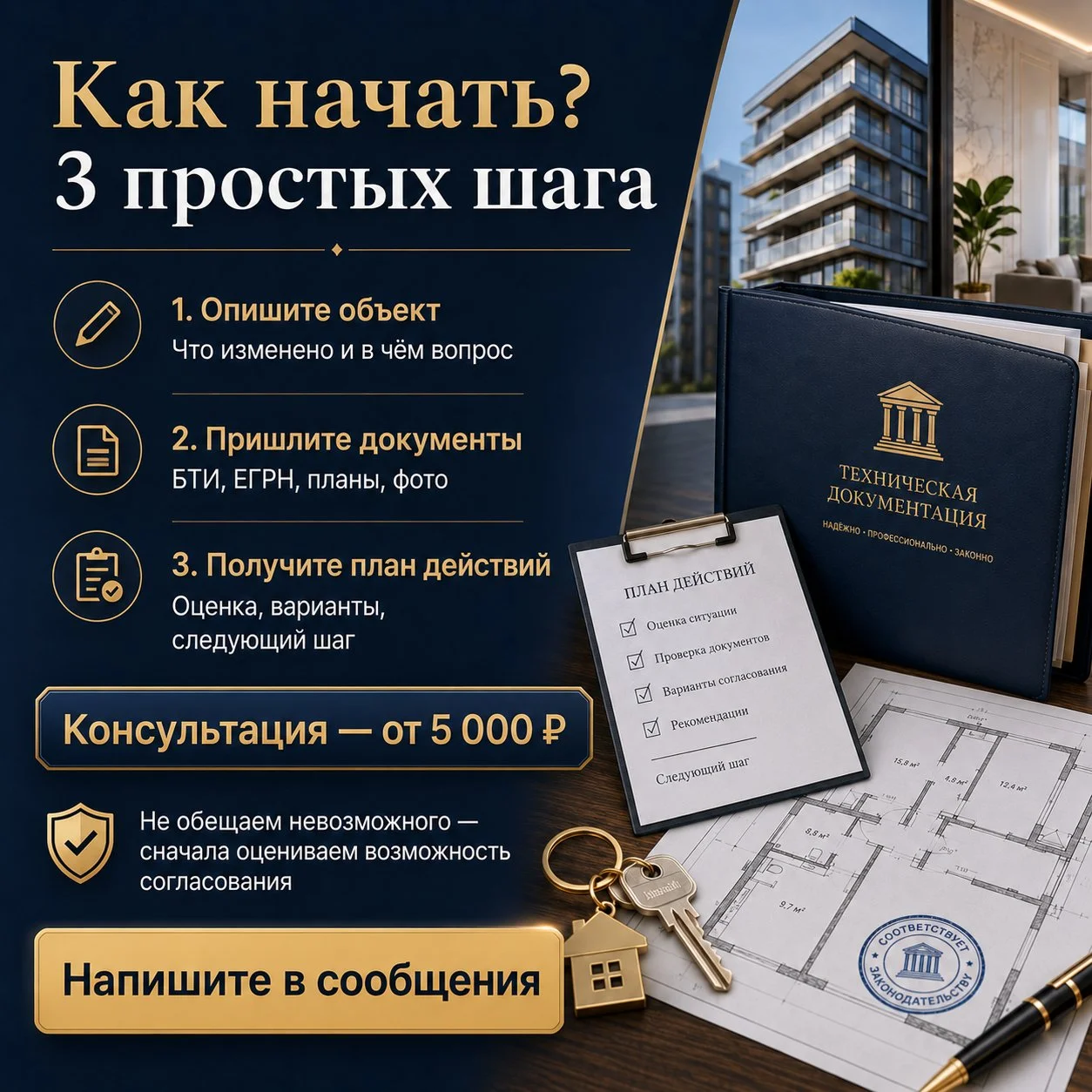 Согласование перепланировки и оформление самостроя - миниатюра 4