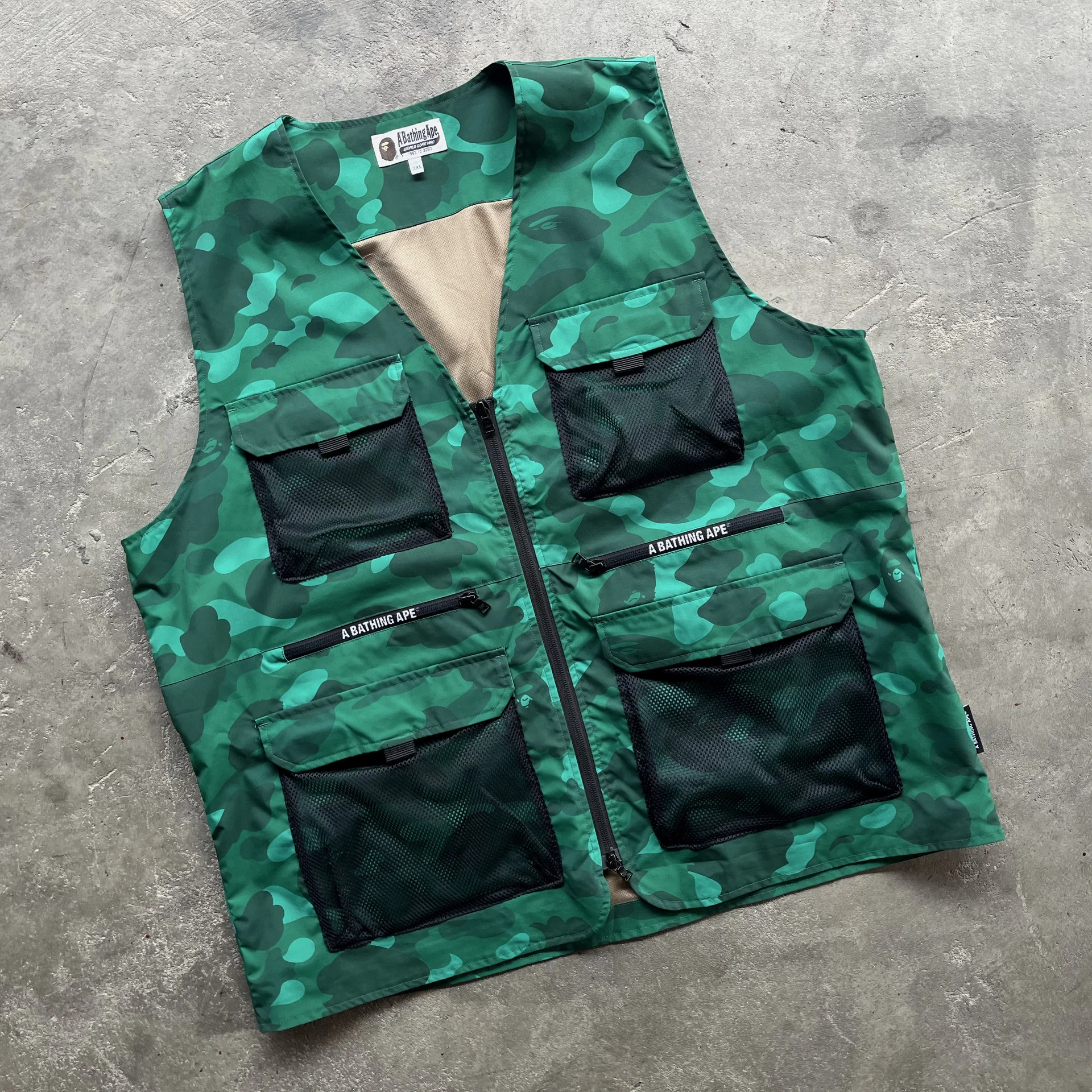 Bape бапе бейп аутдор жилет aape бэйп ххл - изображение 1