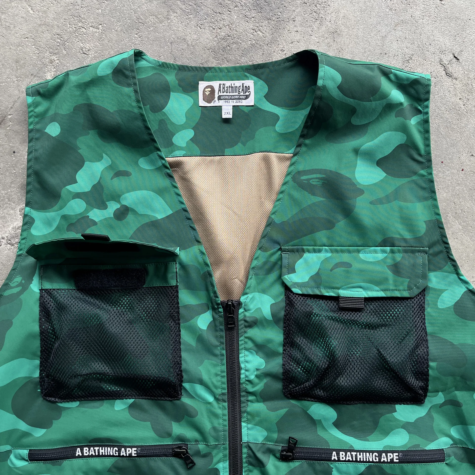 Bape бапе бейп аутдор жилет aape бэйп ххл - миниатюра 2