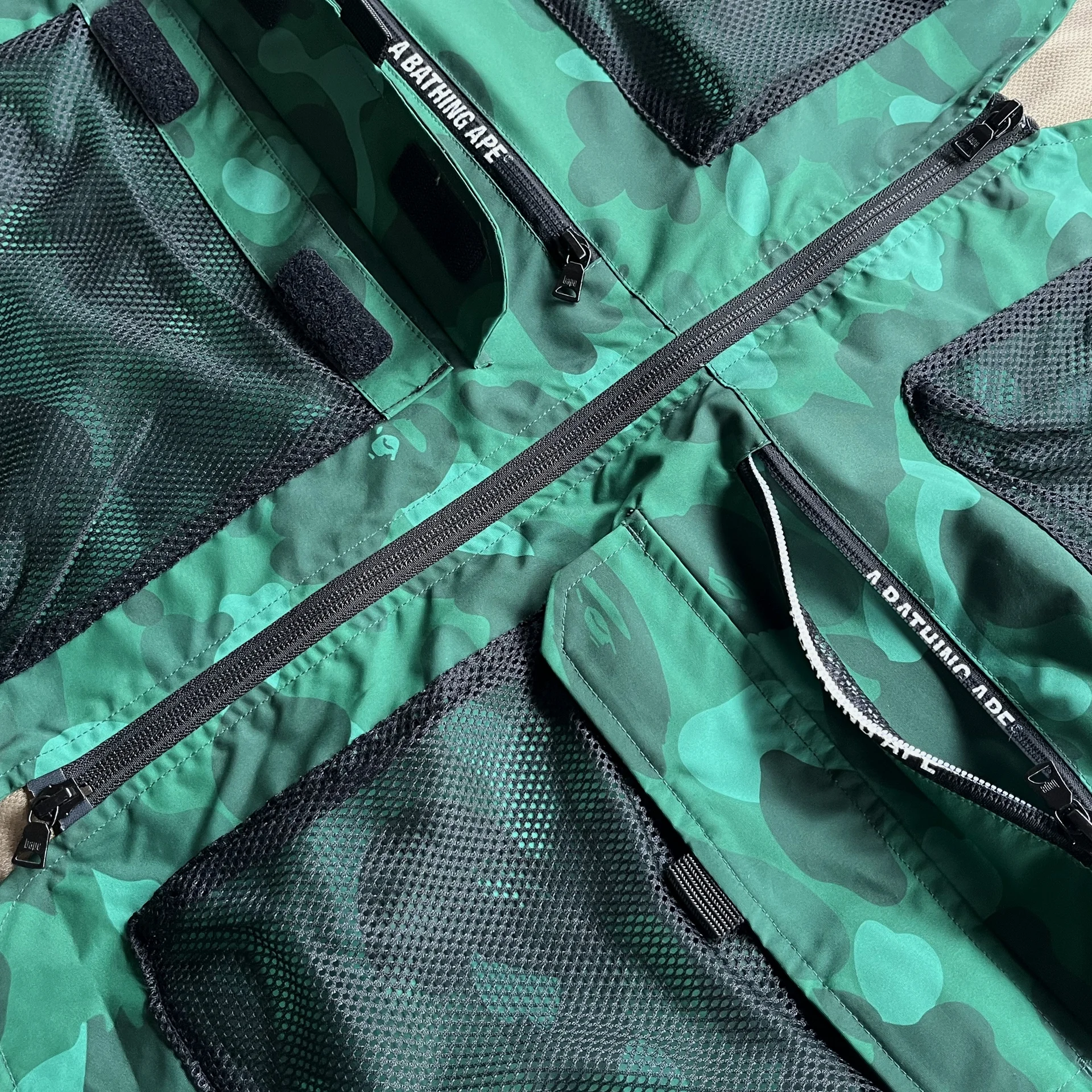 Bape бапе бейп аутдор жилет aape бэйп ххл - миниатюра 3