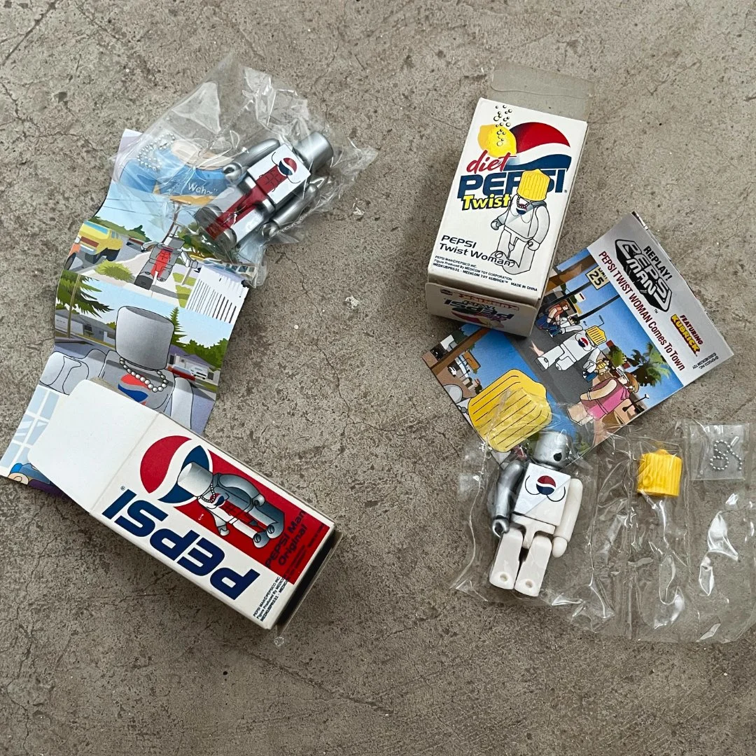 Лот редких фигурок Medicom Toy x Pepsi пепси мен - миниатюра 3