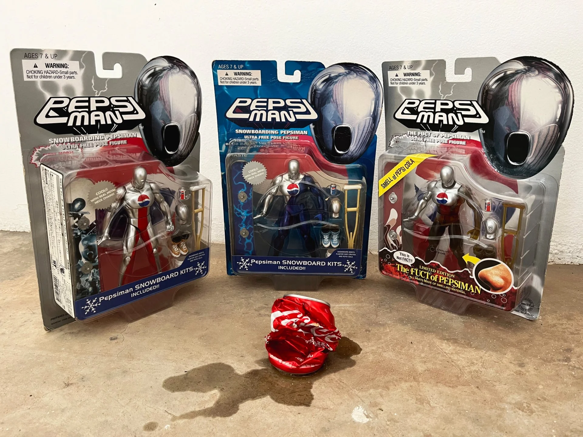 Лот редких фигурок 1998 года Bandai x Pepsi - изображение 1