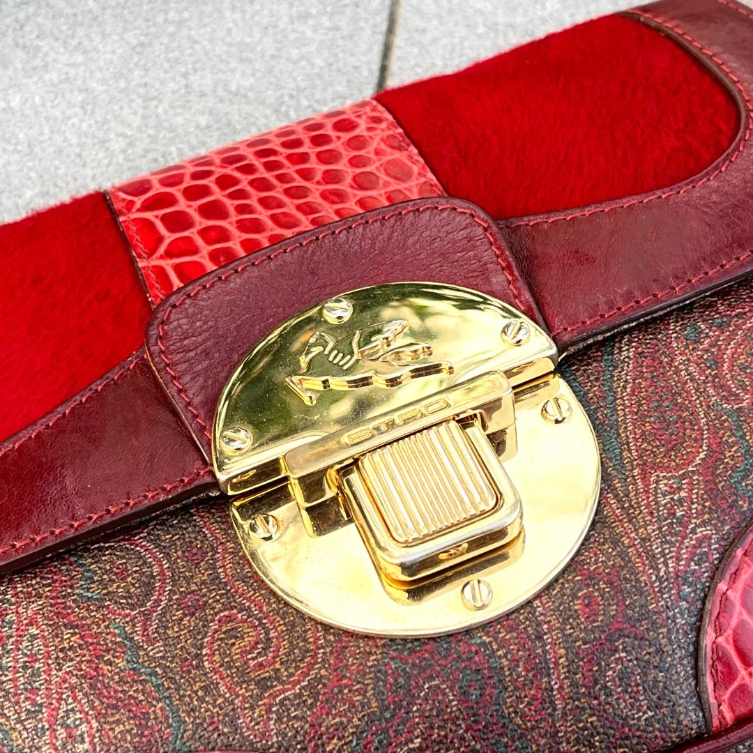 Etro сумка женская etro этро етро сумка багет - миниатюра 2