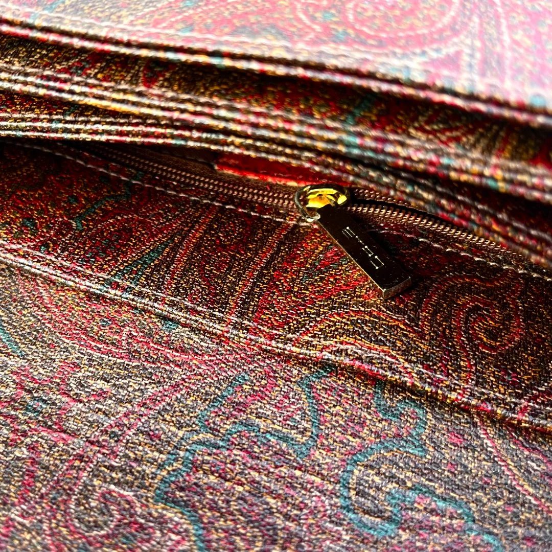 Etro сумка женская etro этро етро сумка багет - миниатюра 6