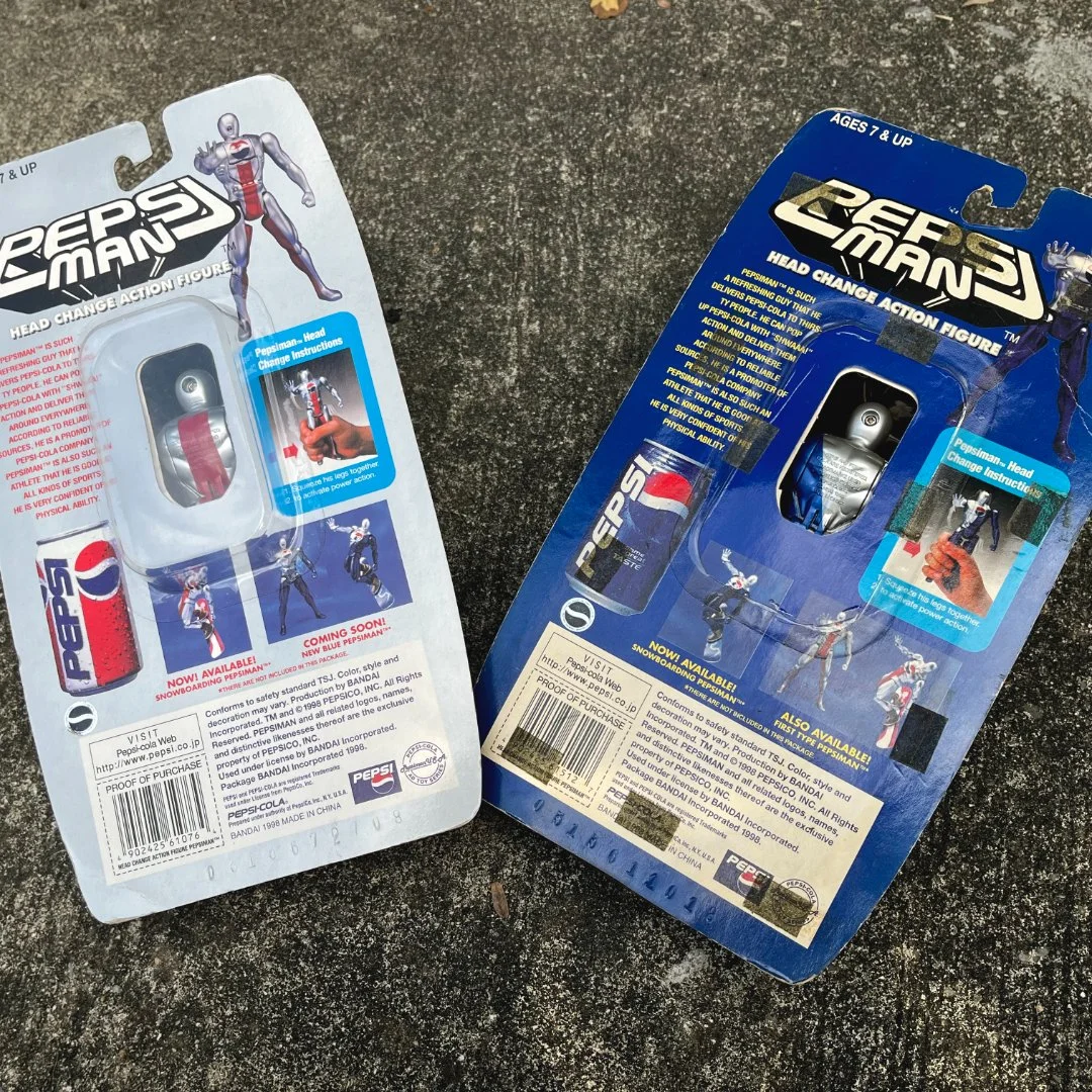 Пепси Pepsi мен винтажных фигурок 1998 г один лот - миниатюра 2