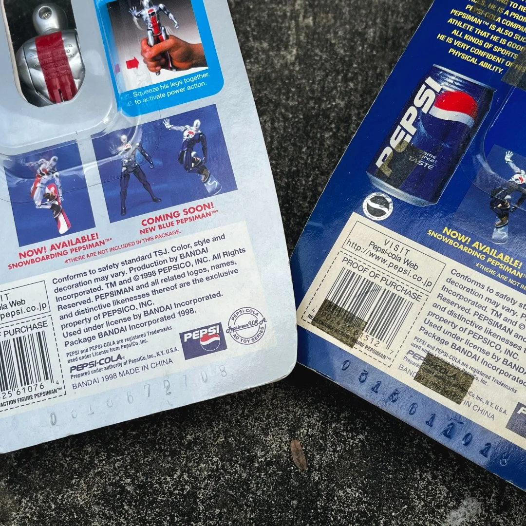 Пепси Pepsi мен винтажных фигурок 1998 г один лот - миниатюра 3