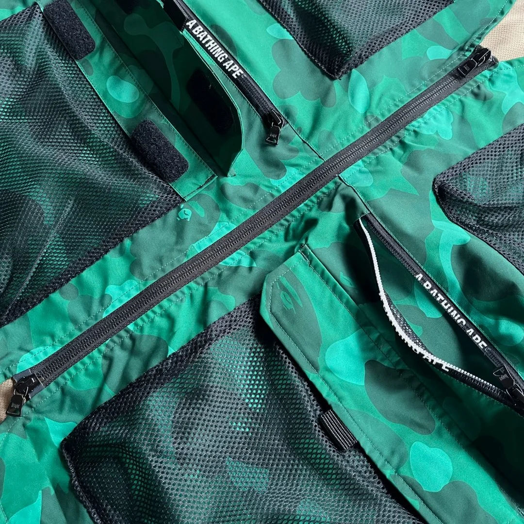 Bape бапе бейп аутдор жилет aape бэйп ххл - миниатюра 3