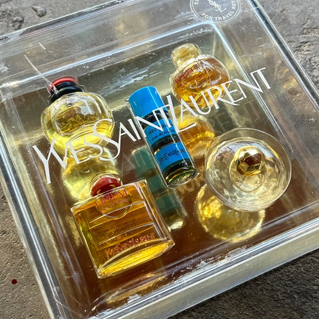 Yves saint laurent ysl духи редкий набор винтаж - миниатюра 2