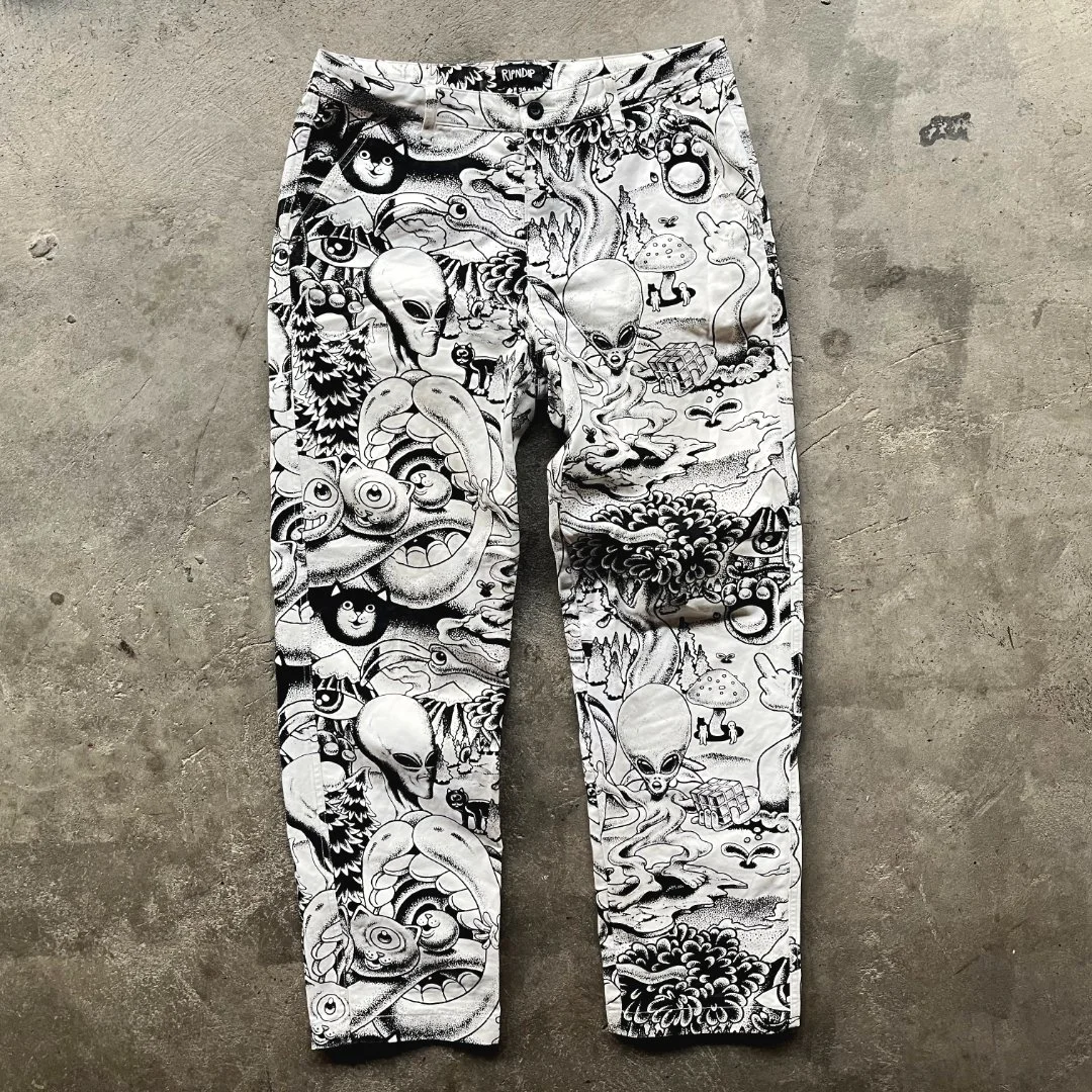 Ripndip рипндип штаны брюки чиносы редкий принт - изображение 1