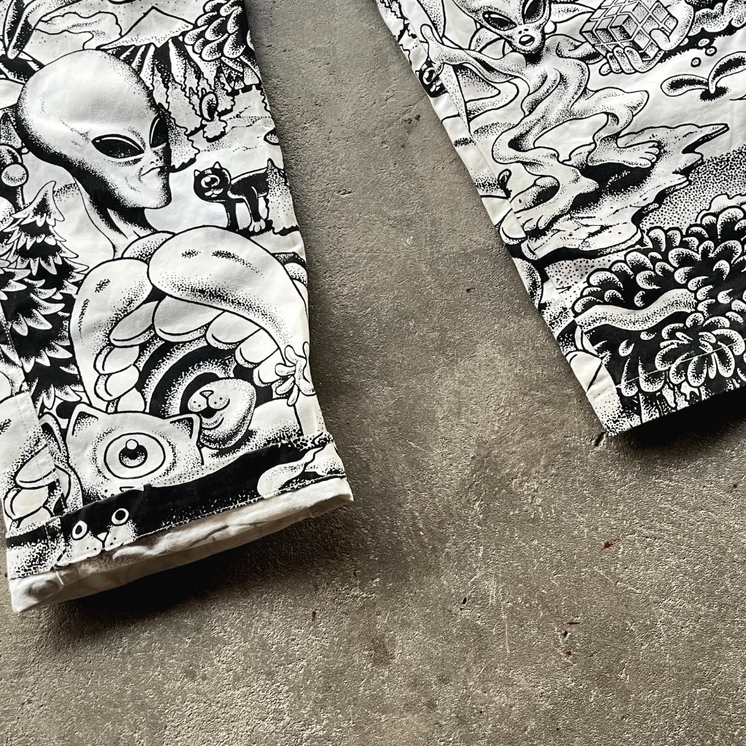 Ripndip рипндип штаны брюки чиносы редкий принт - миниатюра 3
