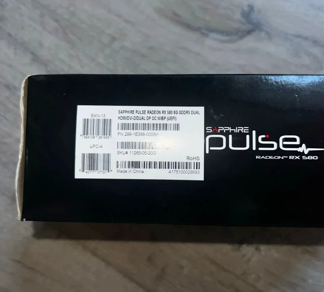 11265-67-20G Видеокарта Sapphire PULSE RADEON RX 580 8G GDDR5 DUAL HDMI - миниатюра 7