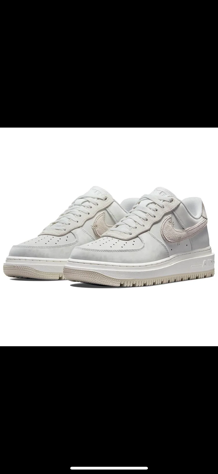 Nike Air Force 1 Luxe Triple White Мужские 45EU - миниатюра 2