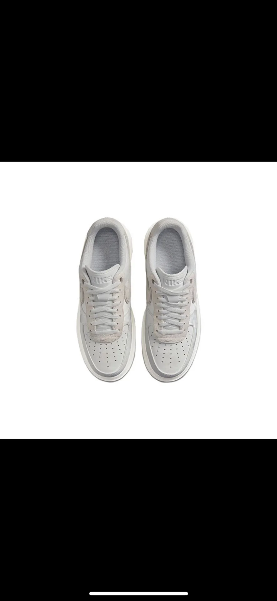 Nike Air Force 1 Luxe Triple White Мужские 45EU - миниатюра 3
