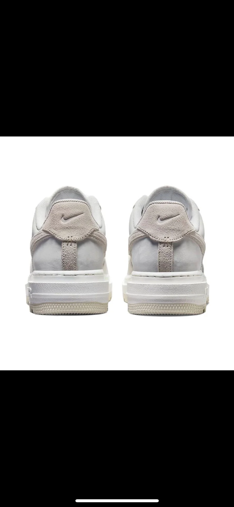 Nike Air Force 1 Luxe Triple White Мужские 45EU - миниатюра 4