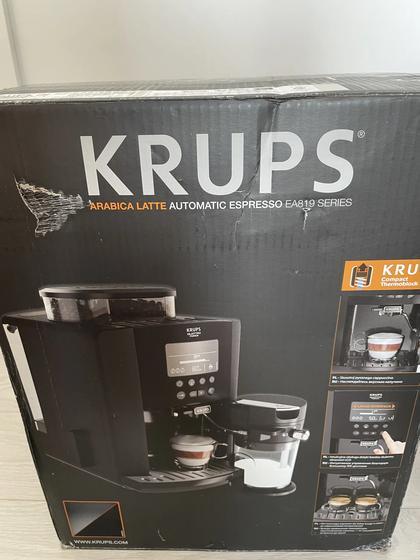 Кофемашина KRUPS EA819E10/70L - миниатюра 4