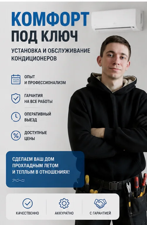 Монтаж кондиционеров - изображение 1