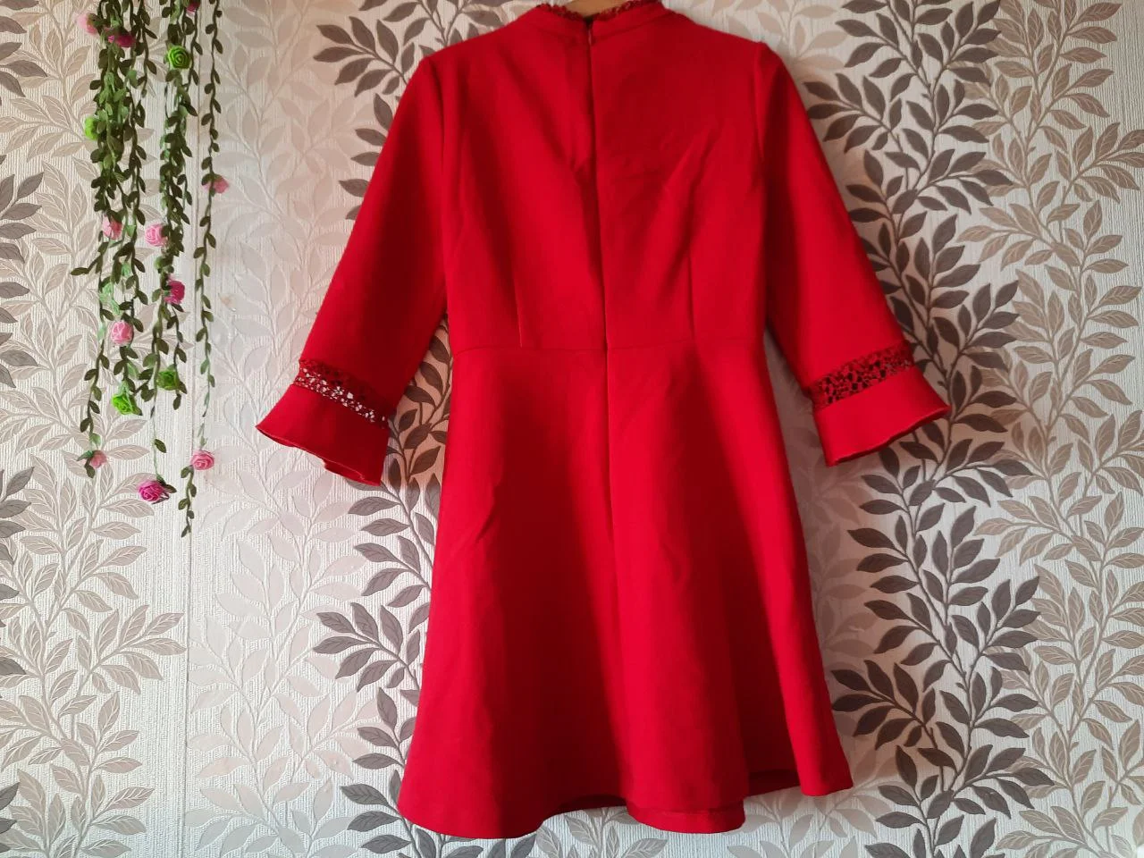 Платье zara S красное - миниатюра 3