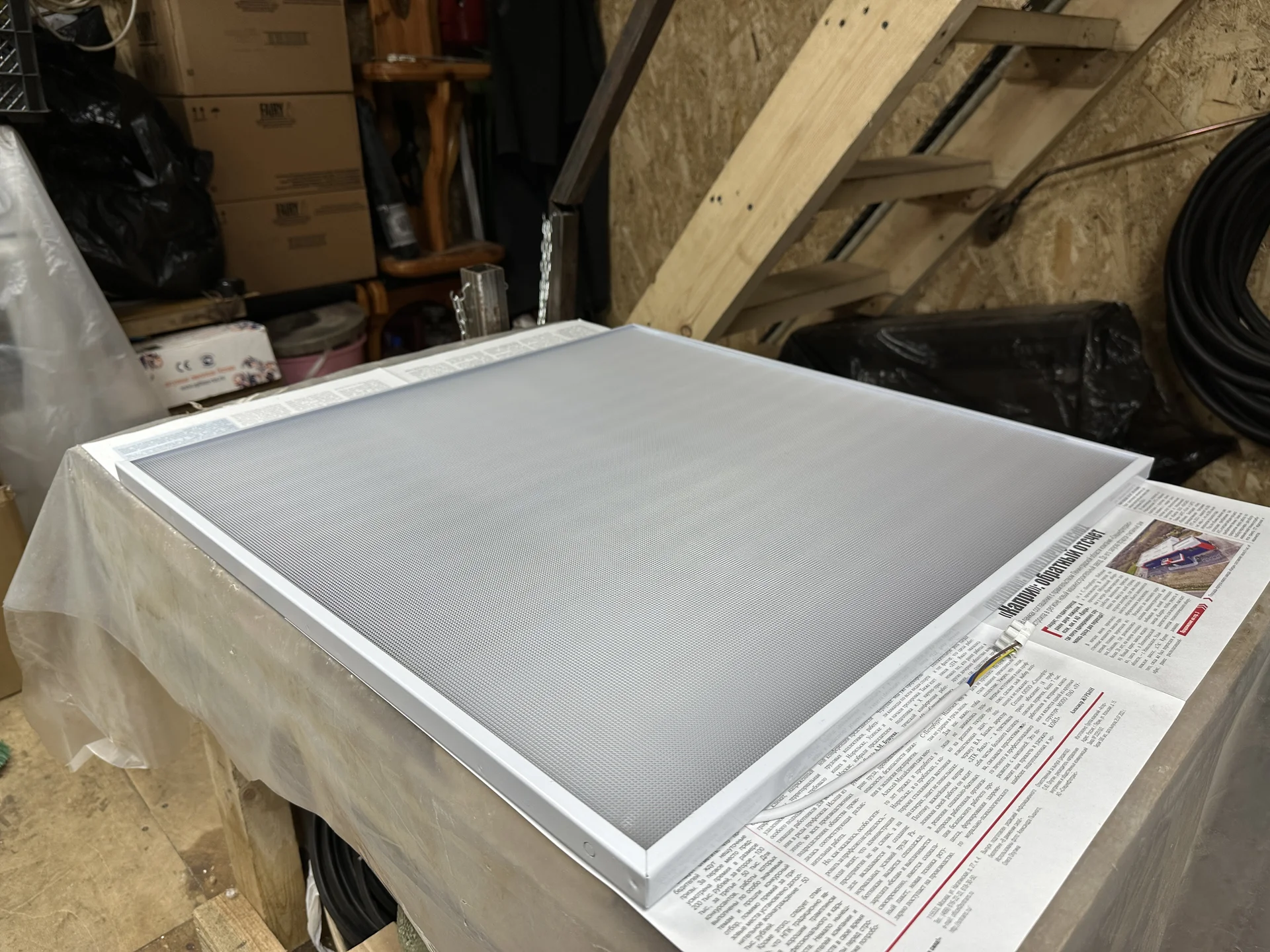 LED панели 595х595 40Вт Geniled Армстронг новые - миниатюра 6