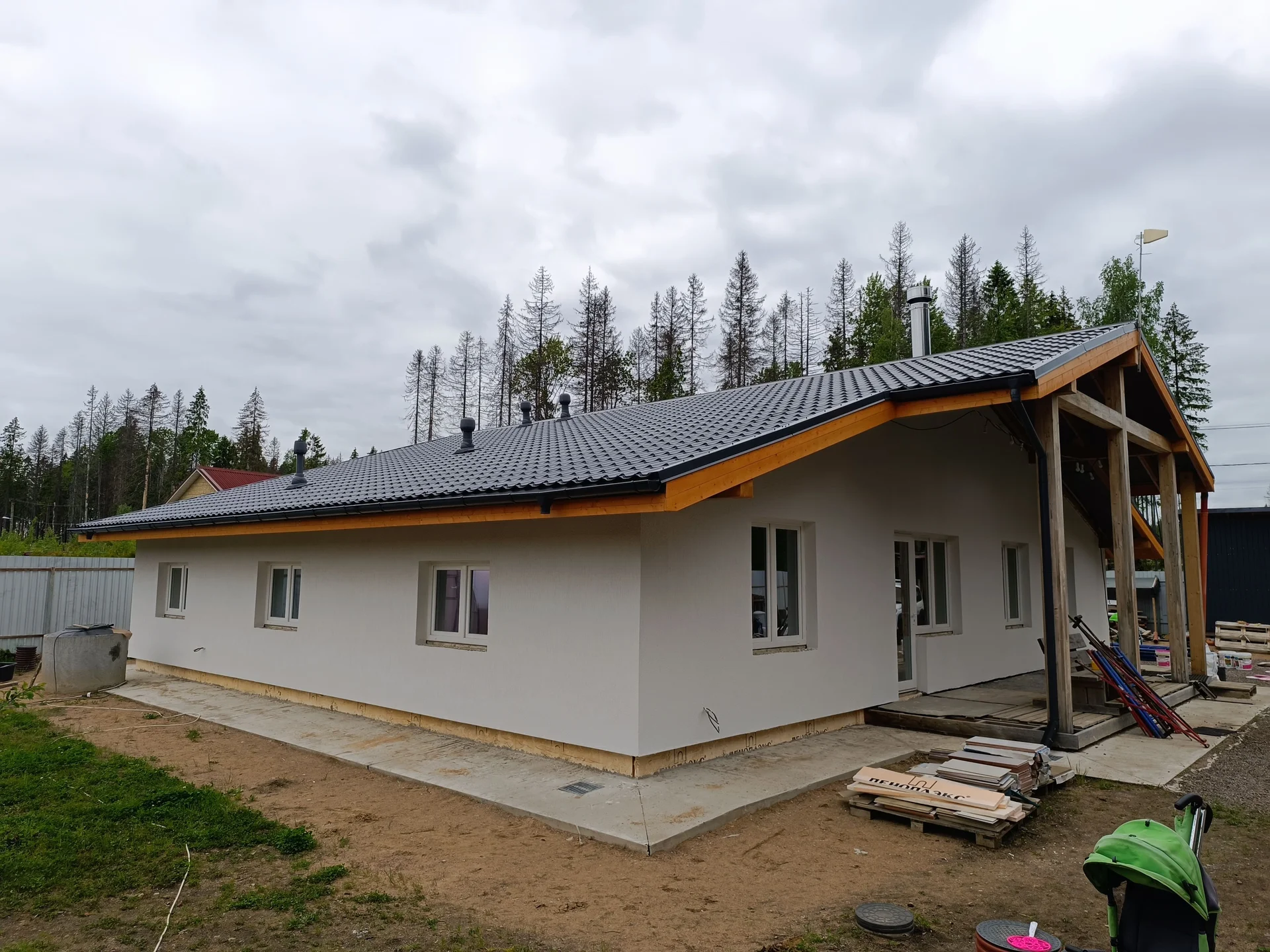 Мокрый фасад, штукатурка фасада, Фасадные работы - миниатюра 8