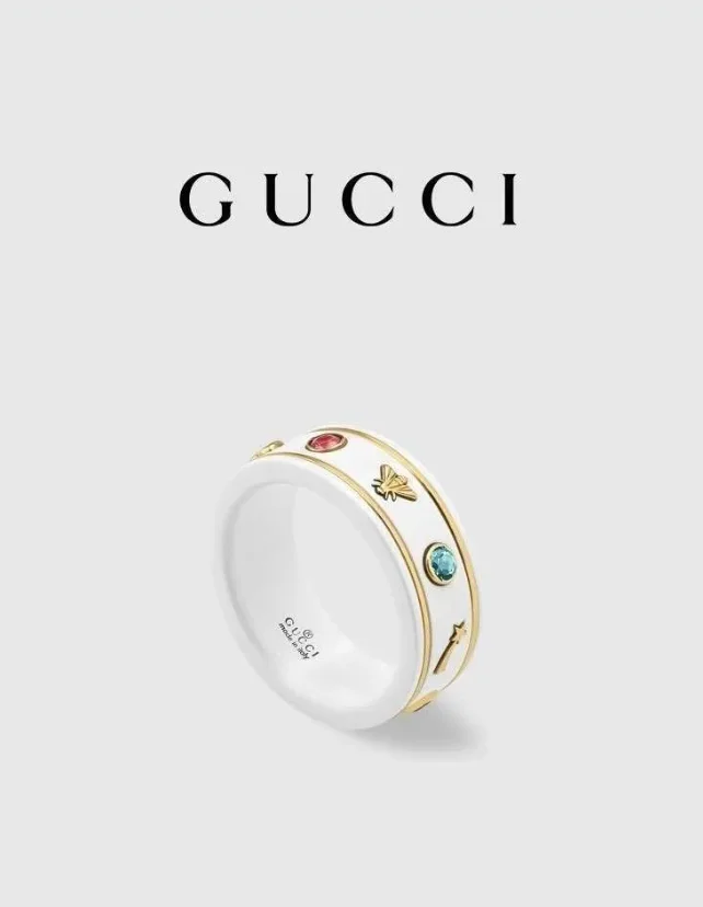 Кольцо Gucci. Проба AU750 - миниатюра 4