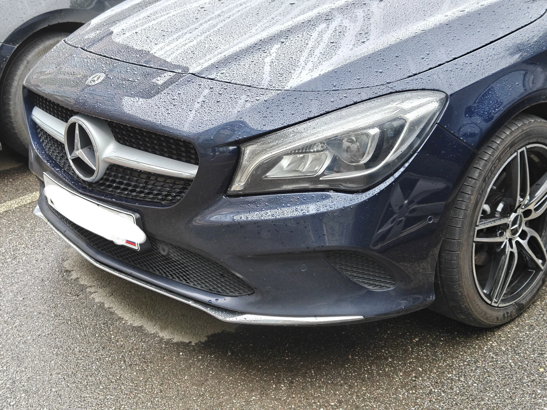 Бампер передний Мерседес CLA C117/X117 рестайлинг - изображение 1