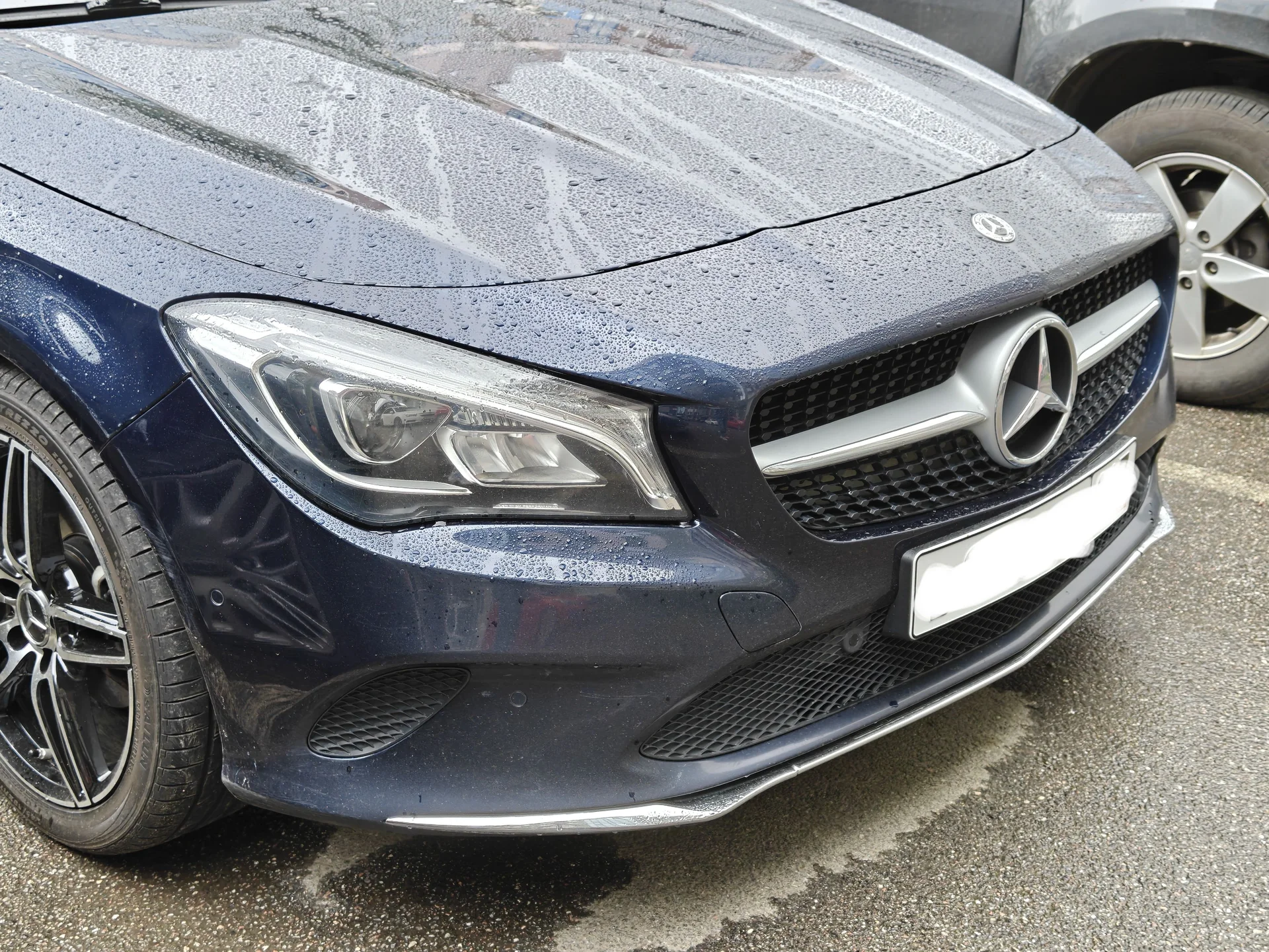 Бампер передний Мерседес CLA C117/X117 рестайлинг - миниатюра 3
