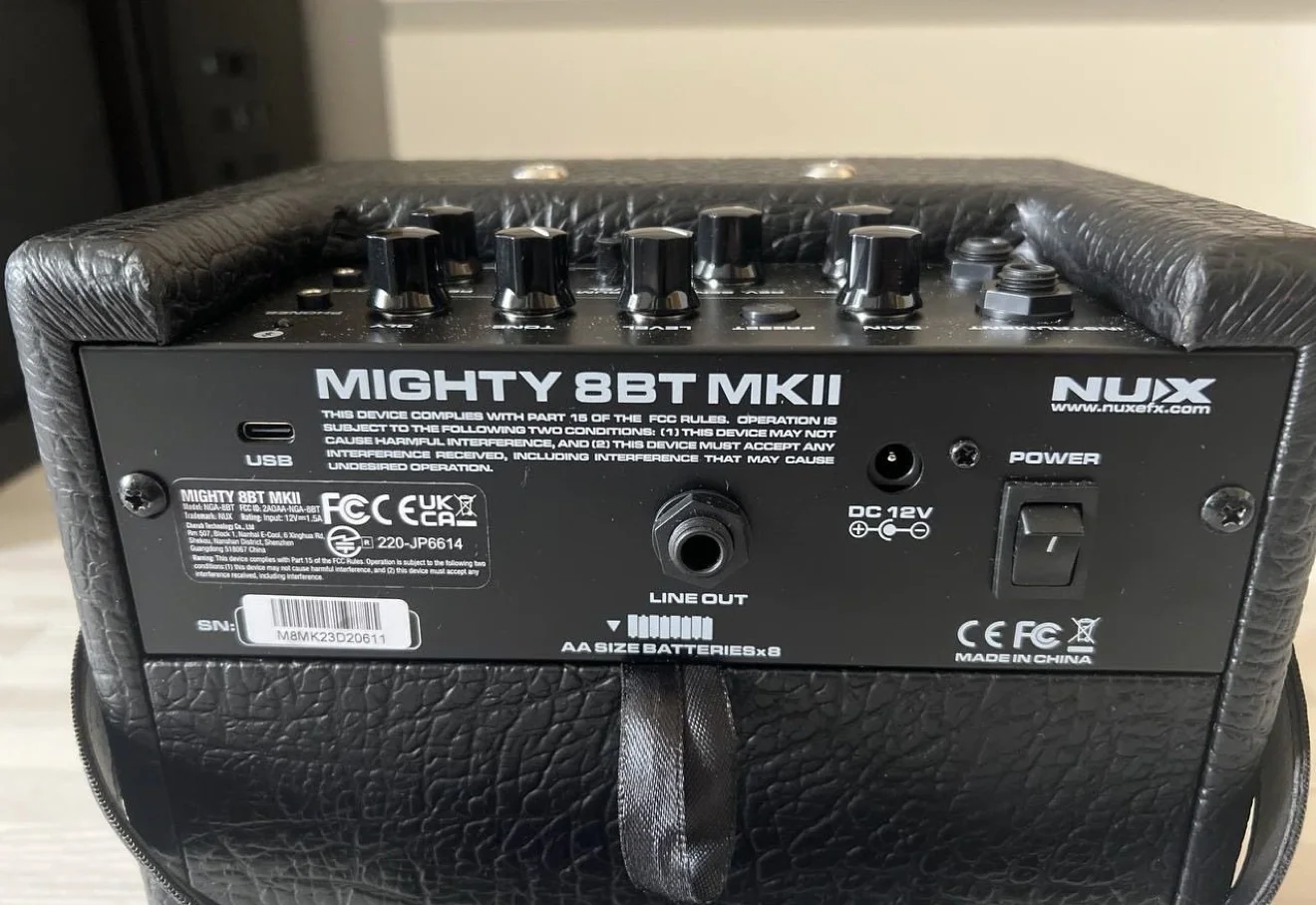 Комбоусилитель nux mighty 8 mkii, комбик для улицы - миниатюра 6