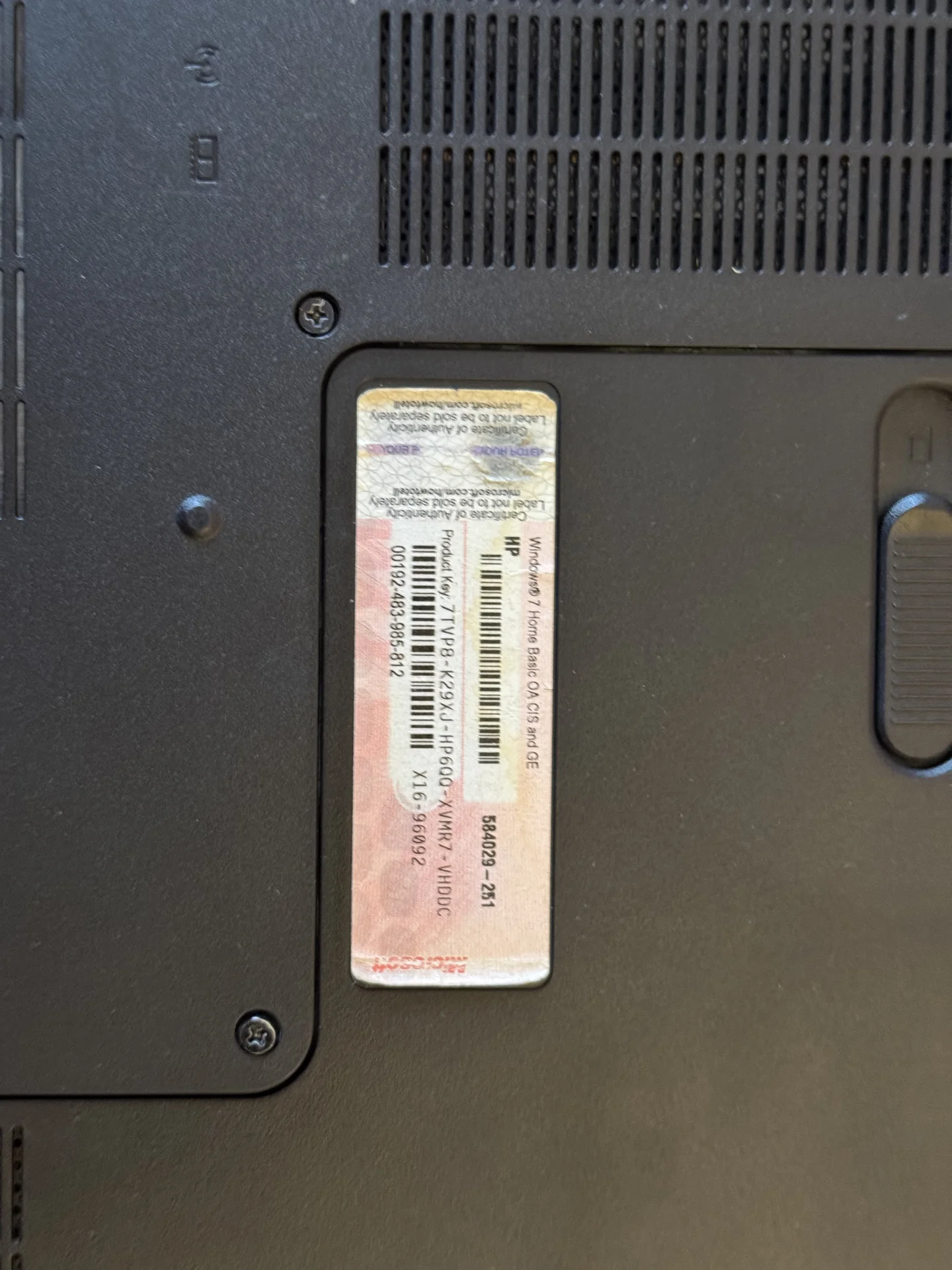 Ноутбук hp pavilion g6 на запчасти - миниатюра 3