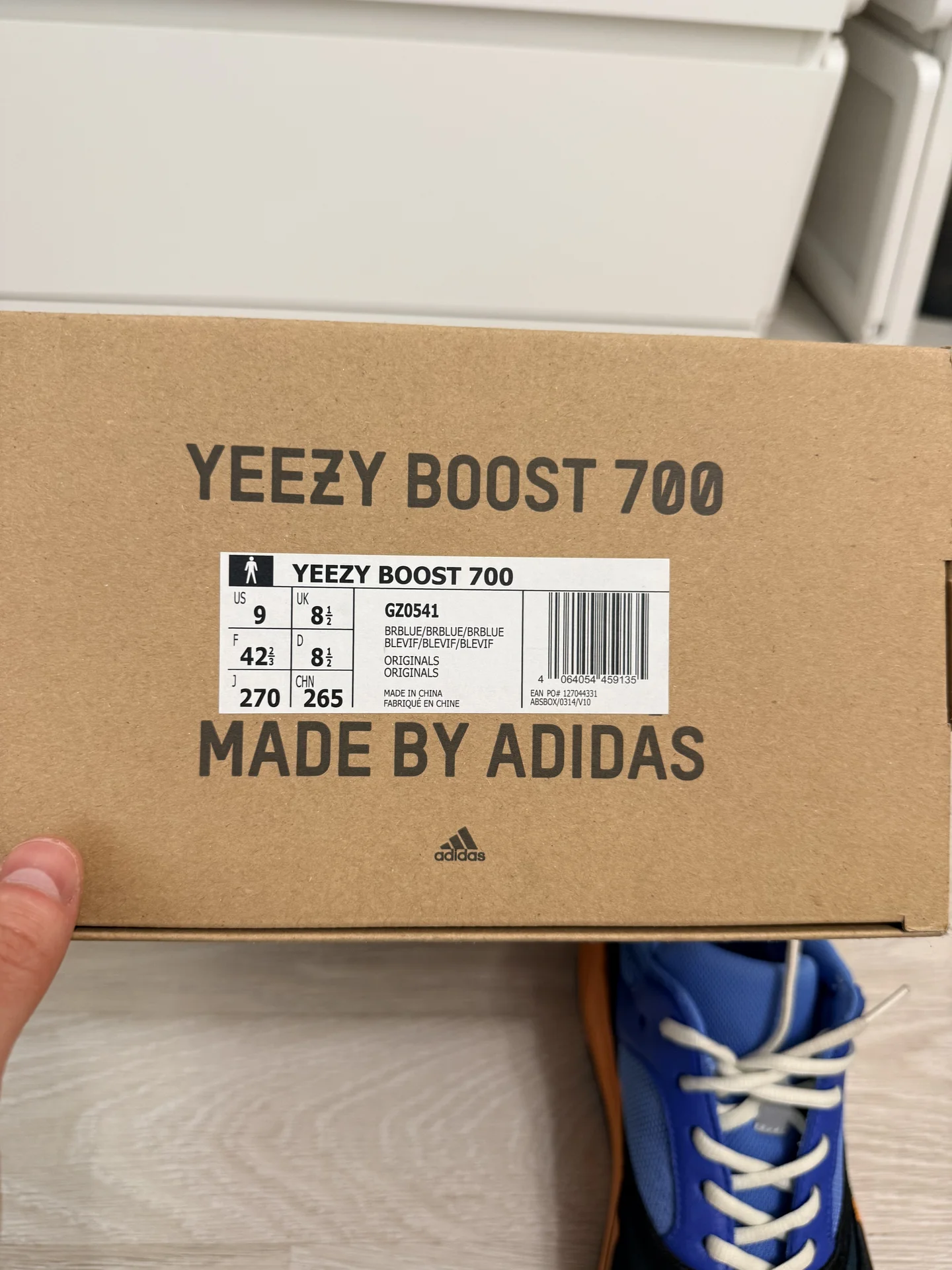 Adidas yeezy boost 700 'blue' оригинал - миниатюра 10