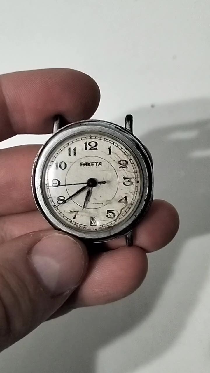 Часы наручные СССР Ракета - видео 7