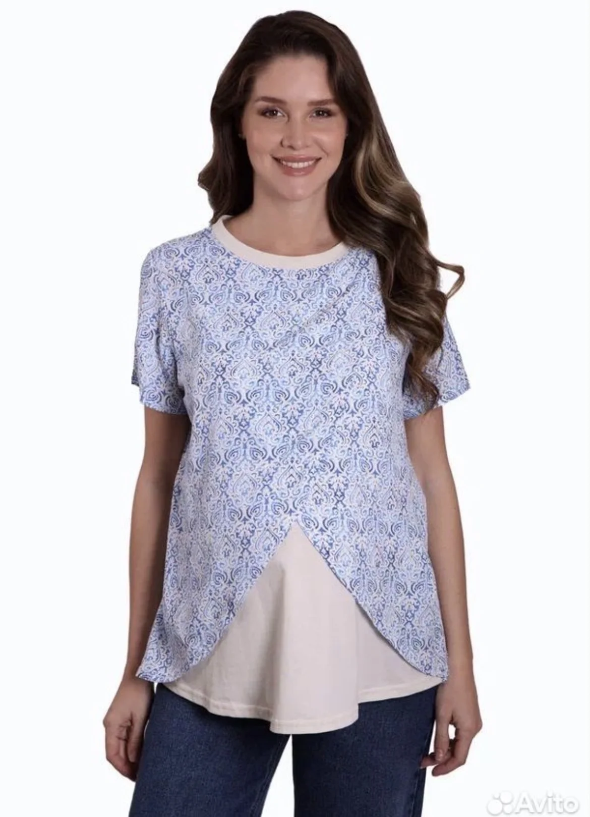 Блузка MamaLine для беременных и кормящих мам - миниатюра 2