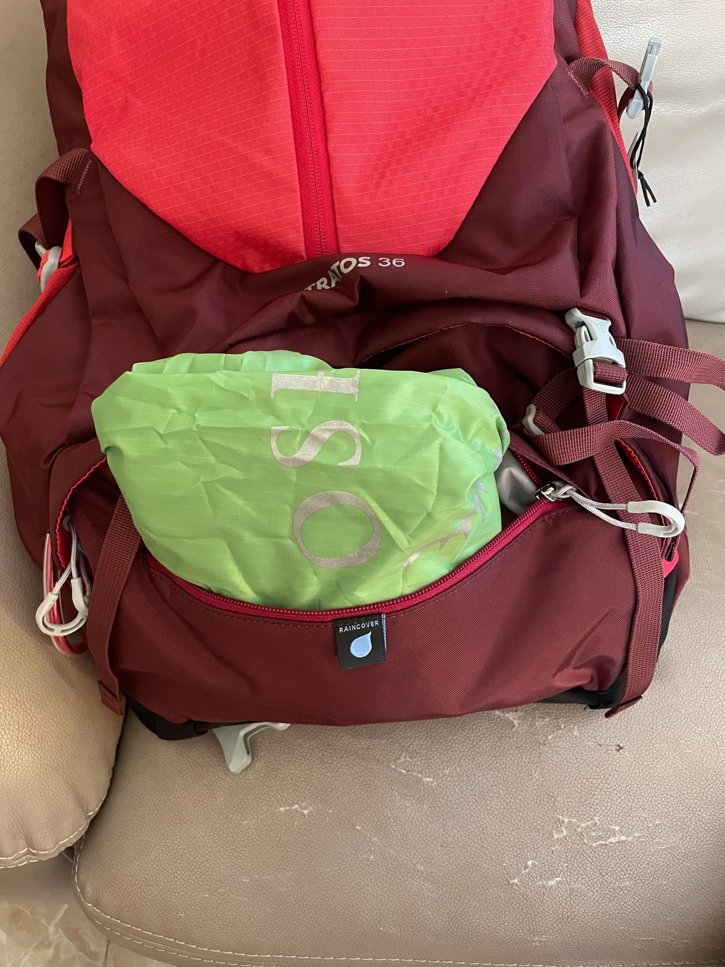 Рюкзак Osprey Stratos 36 red - миниатюра 8