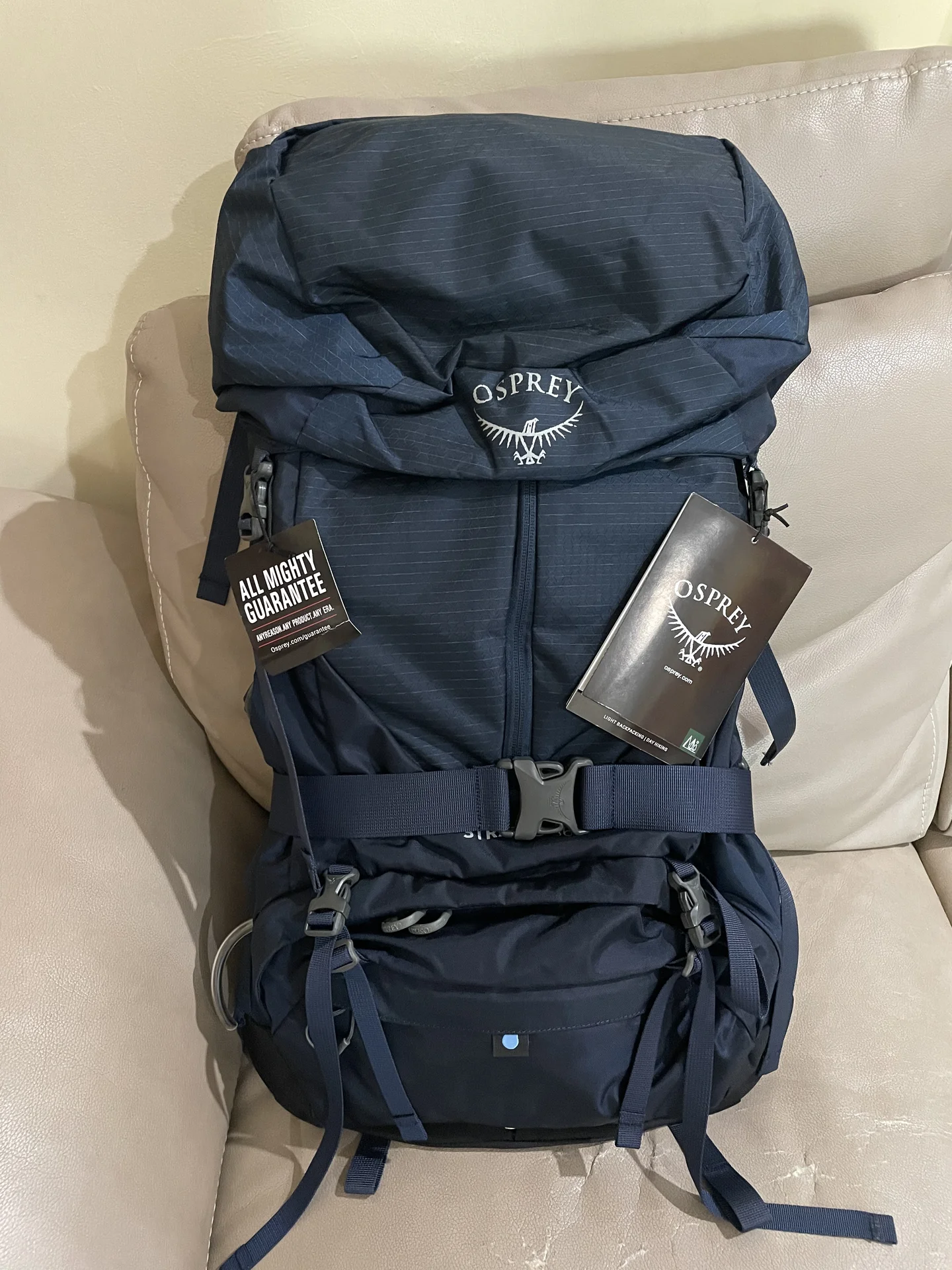 Рюкзак Osprey Stratos 36 Blue - миниатюра 5