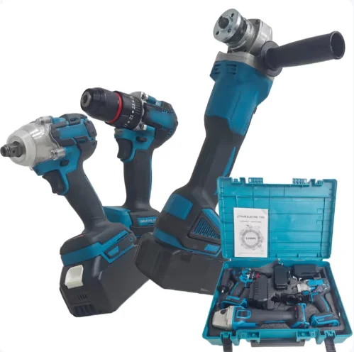 Набор аккумуляторных инструментов Makita 3в1 - изображение 1