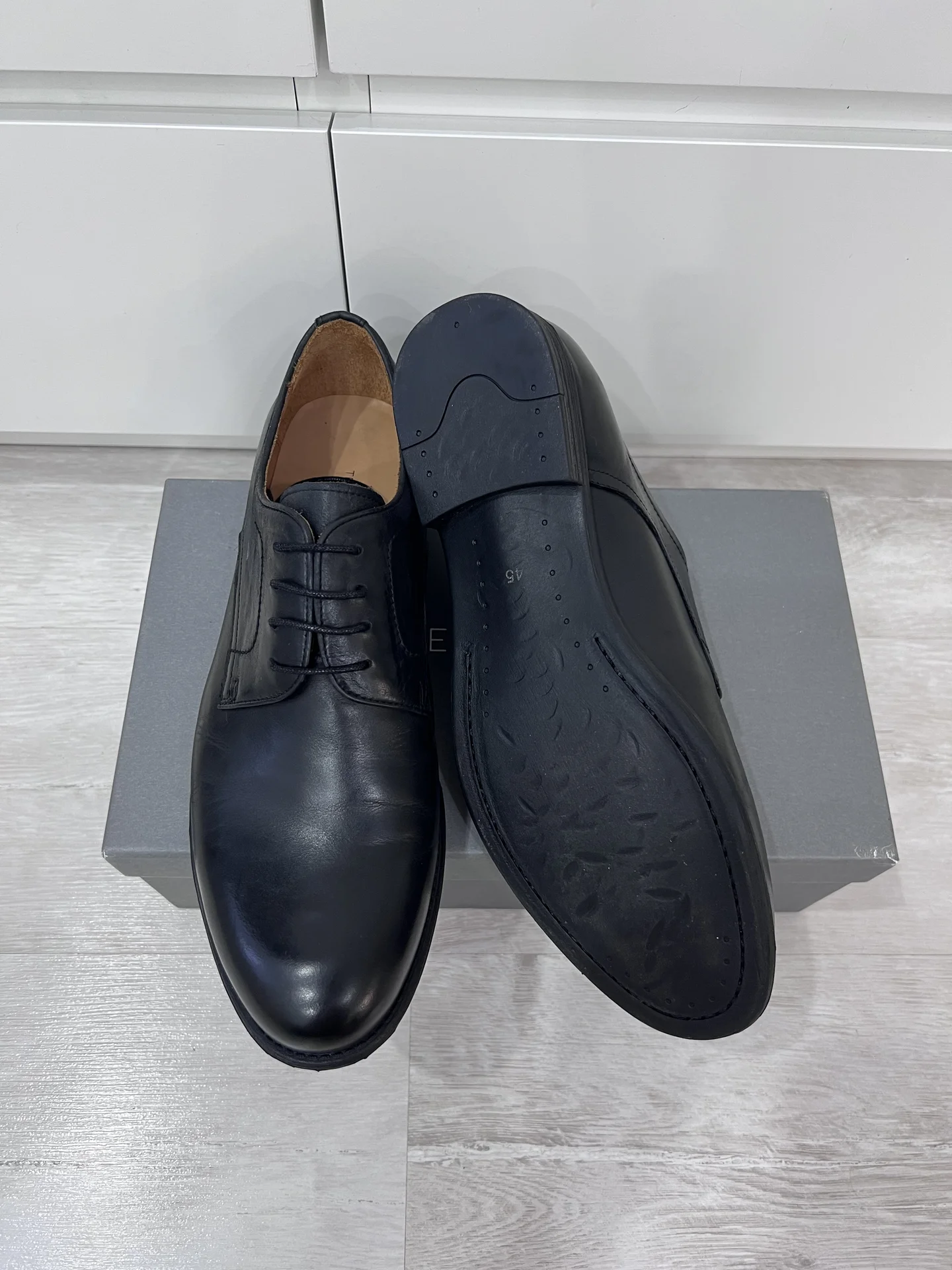 Новые мужские кожаные туфли Tendance 45 - миниатюра 2